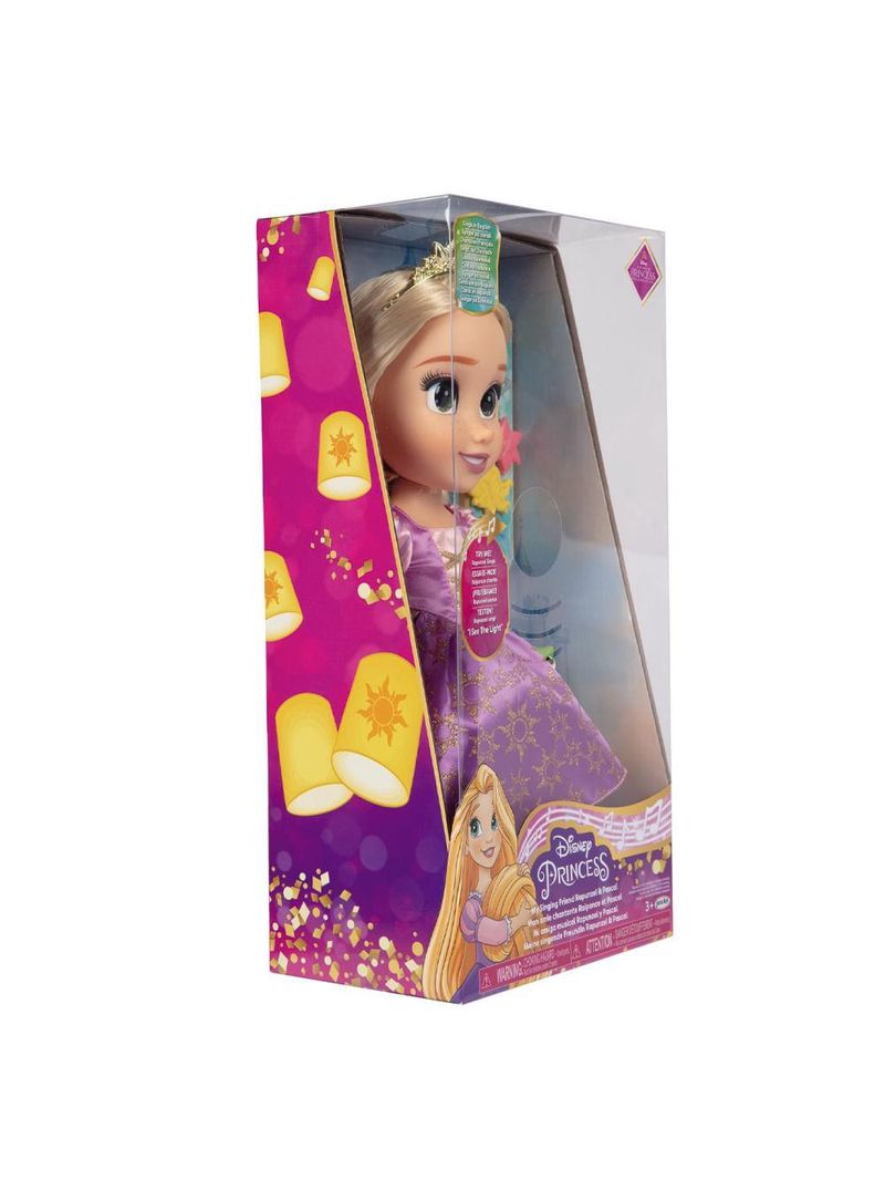Boneca princesas disney rapunzel musical com som e acessórios multikids - br1935