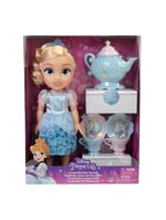 Boneca princesas disney cinderela hora do chá com acessórios multikids - br1923