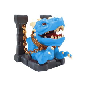 Brinquedo fantoche de plastico dragão shard com som e animação azul multikids - br2266