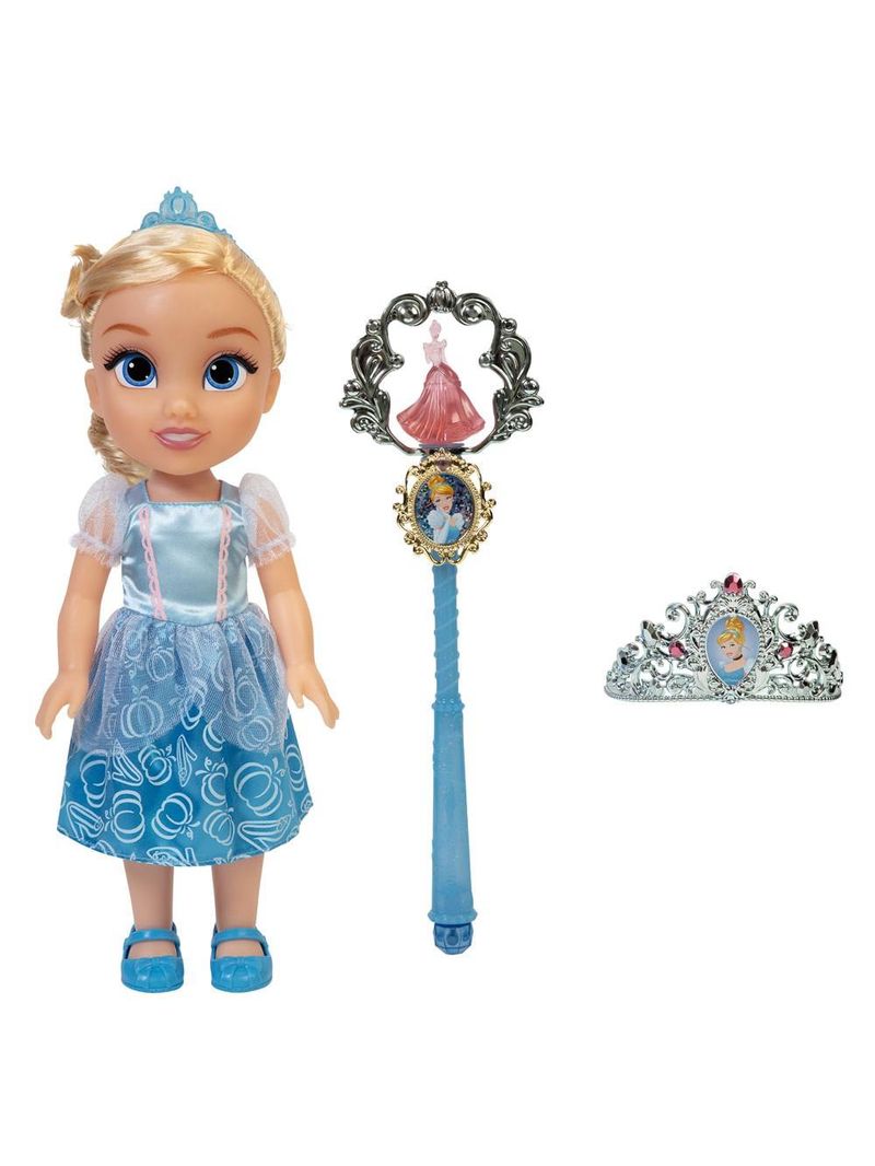 Boneca princesas da disney multikids cinderela com varinha e tiara - br1926