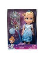Boneca princesas da disney multikids cinderela com varinha e tiara - br1926