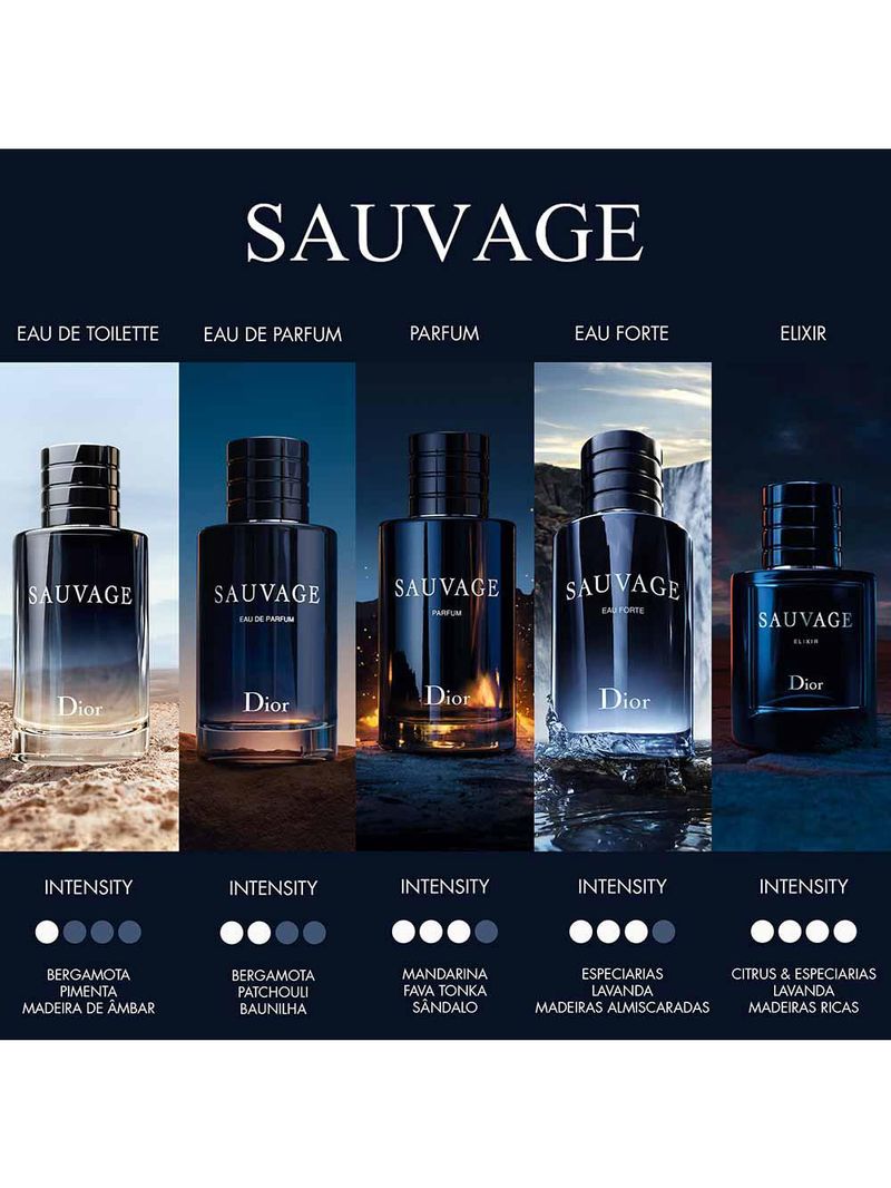 Refil sauvage dior perfume masculino parfum