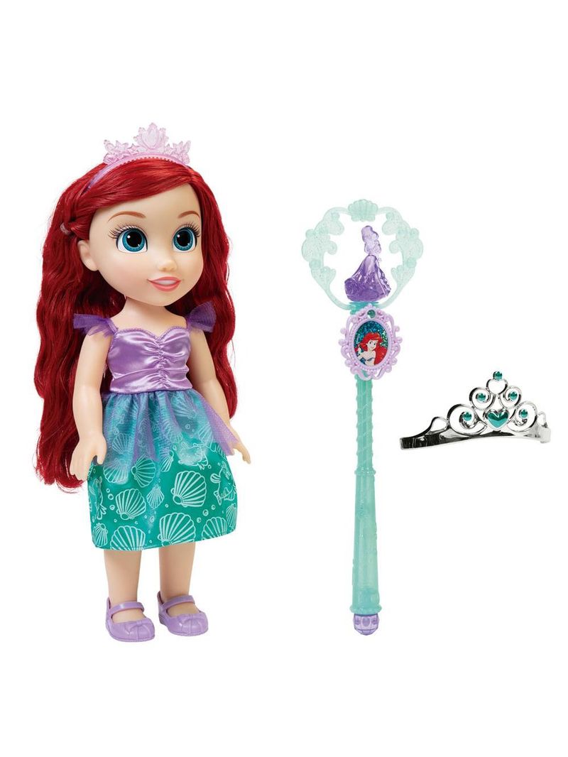 Boneca princesas da disney multikids ariel com varinha e tiara - br1927