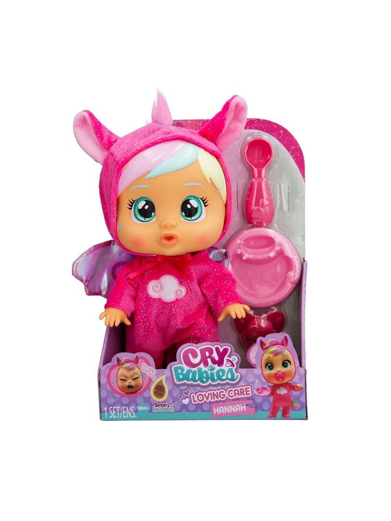 Boneca cry babies hannah com acessorios multikids - br2395
