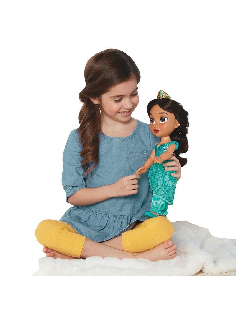 Boneca infantil princesa disney jasmine articulada 38cm multikids - br2333