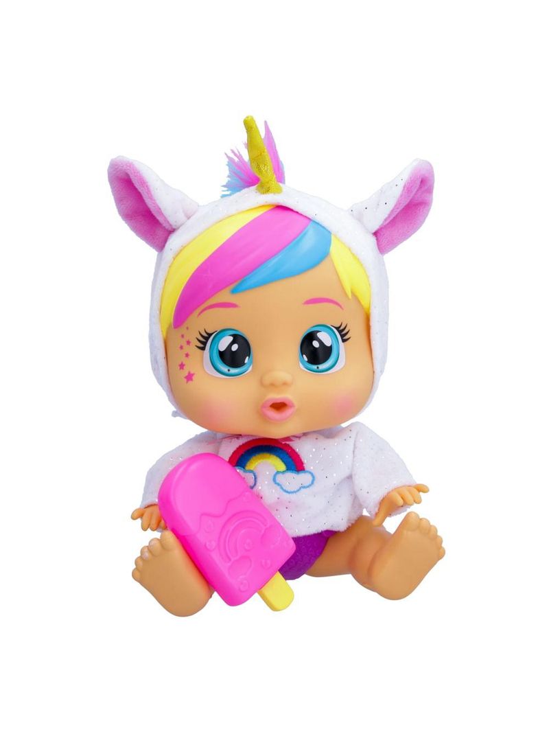 Boneca cry babies com acessórios e roupinha multikids - br2394