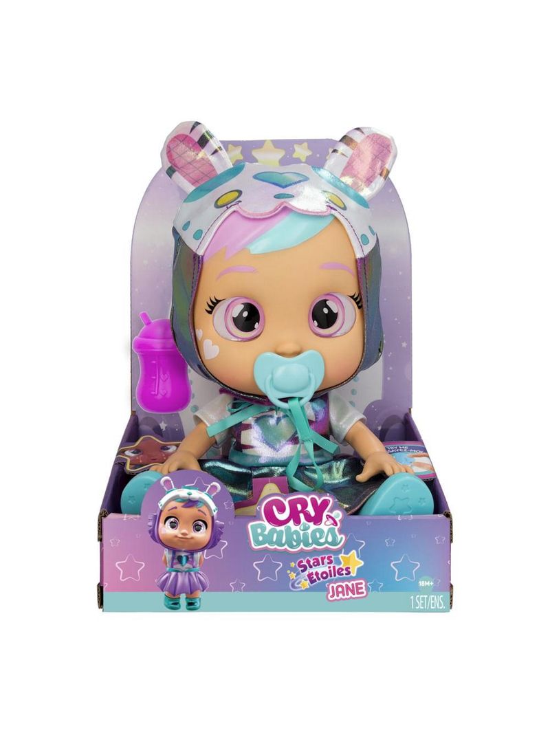 Boneca cry babies stars jane olhos brilham multikids - br2240