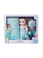 Boneca disney frozen elsa kit com fantasia sapatos e acessórios tam Único multikids - br2330