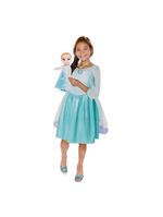Boneca disney frozen elsa kit com fantasia sapatos e acessórios tam Único multikids - br2330