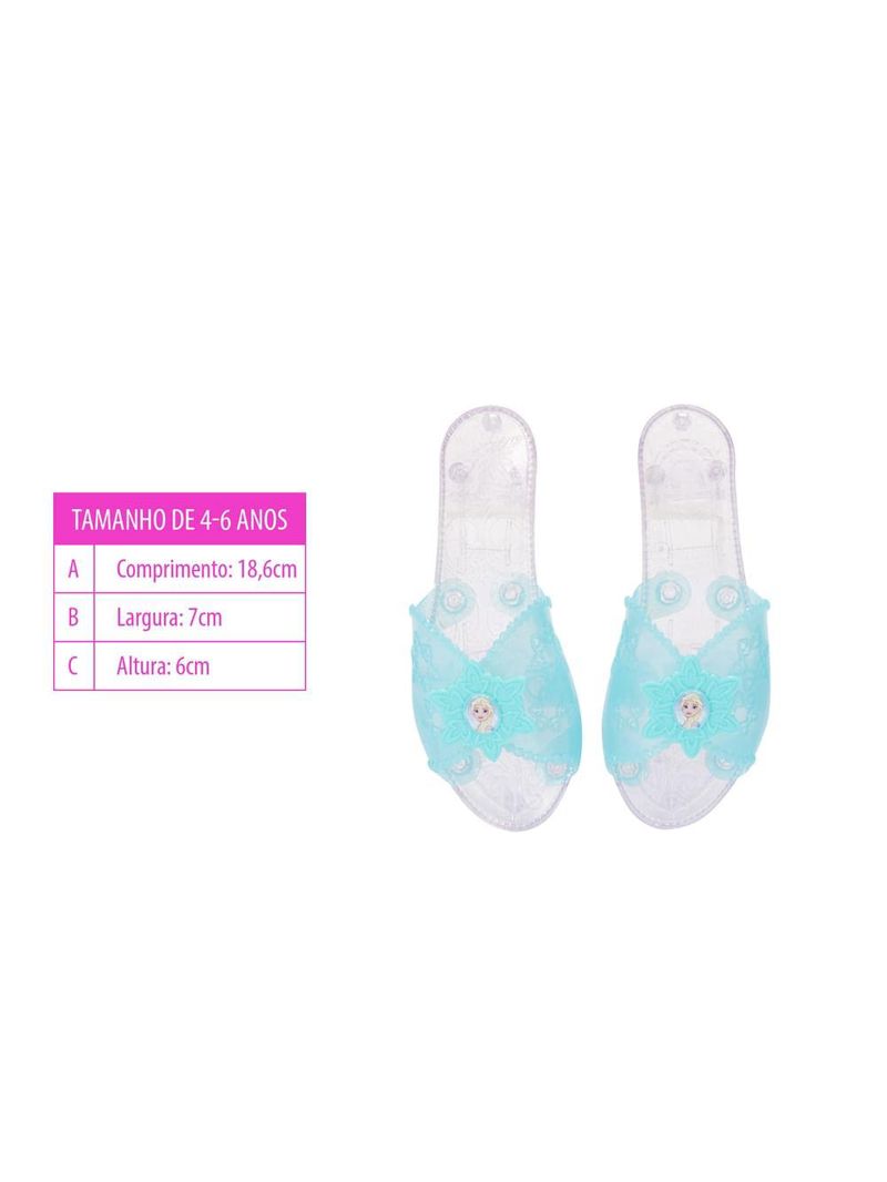 Boneca disney frozen elsa kit com fantasia sapatos e acessórios tam Único multikids - br2330