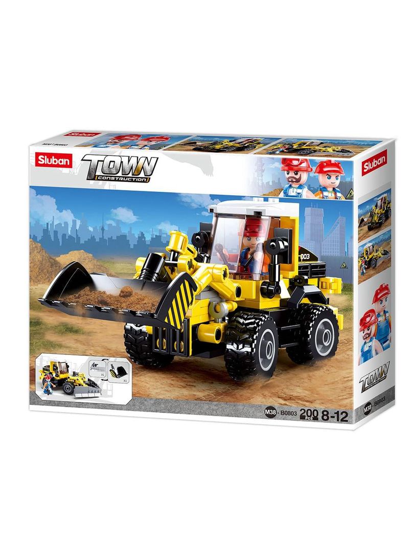 Blocos de montar trator 200 peças multikids - br2282