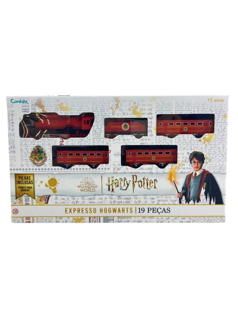 Ferrovia mágica harry potter expresso hogwarts - 19 peças