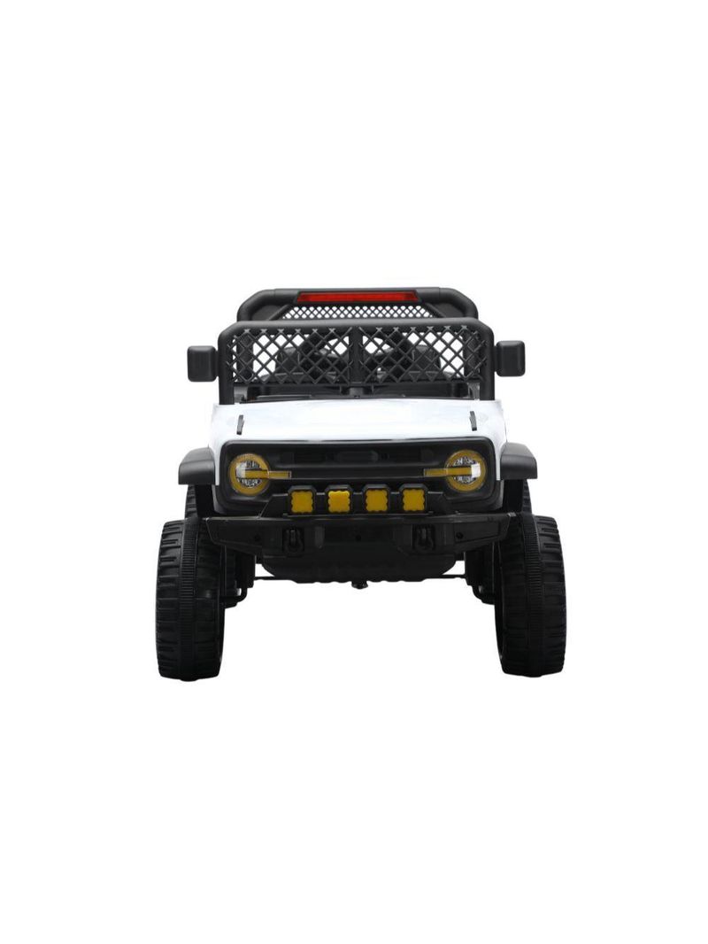 Jipe Elétrico Infantil Bang Toys N6 Com Controle Remoto Branco 12v