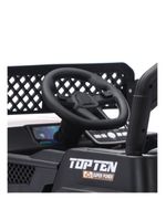 Jipe Elétrico Infantil Bang Toys N6 Com Controle Remoto Branco 12v