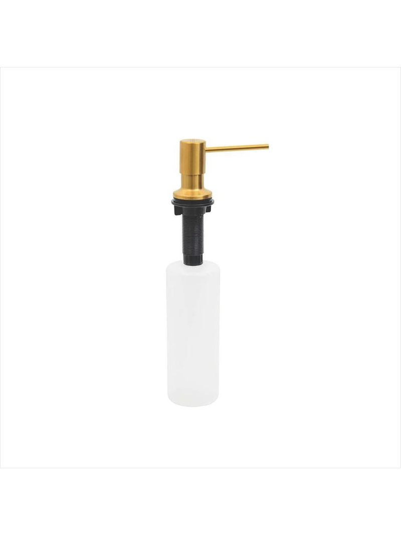 Dosador sabão inox 304 gold 500 ml