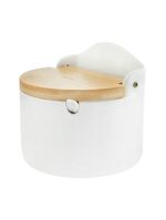 Saleiro redondo com colher bambus linn 700 ml neu home style