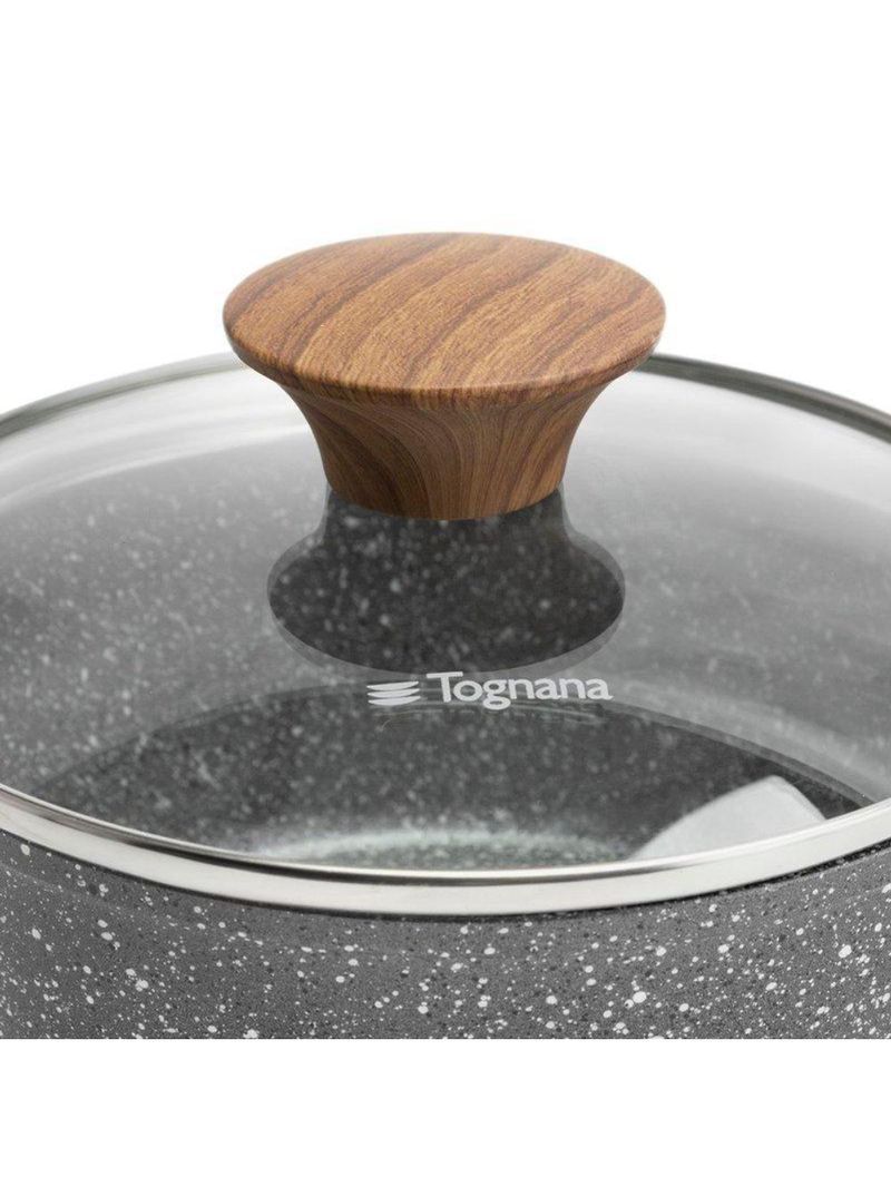 Panela stone wood indução 16 cm   tognana
