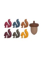 Jogo de marcador de taça home style esquilos