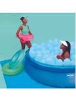 Piscina inflável 4600 litros redonda splash fun mor