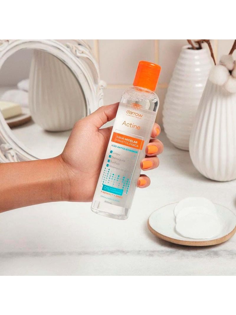 Água micelar actine - Água micelar dermatológica