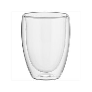 Caneca de borosilicato nh - 270ml parede dupla clear