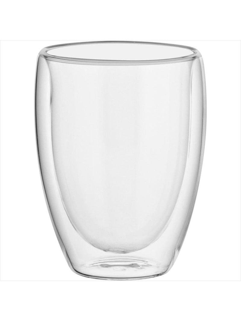 Caneca de borosilicato nh - 270ml parede dupla clear