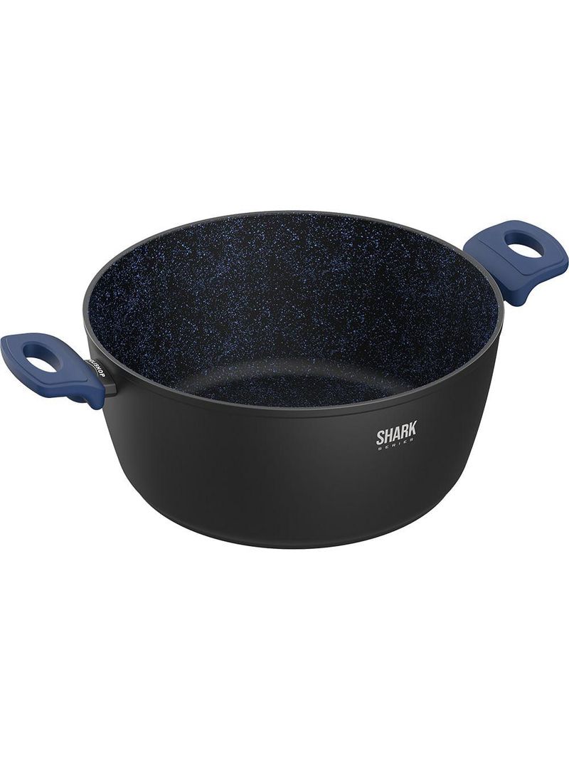 Panela polishop ichef home family size shark series azul 28cm