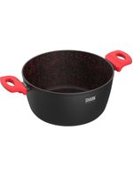 Panela polishop ichef home family size shark series vermelha 24cm