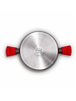 Panela polishop ichef home family size shark series vermelha 24cm