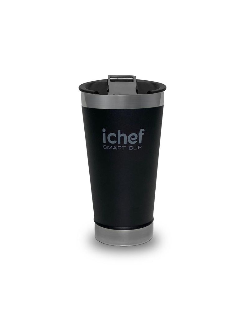 Copo térmico polishop ichef com tampa smart cup 600 ml