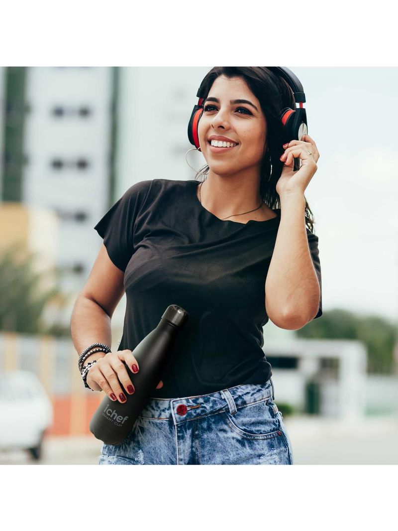 Garrafa térmica polishop ichef portátil smart cup 500 ml