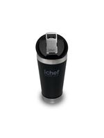 Copo térmico polishop ichef com tampa smart cup 600 ml