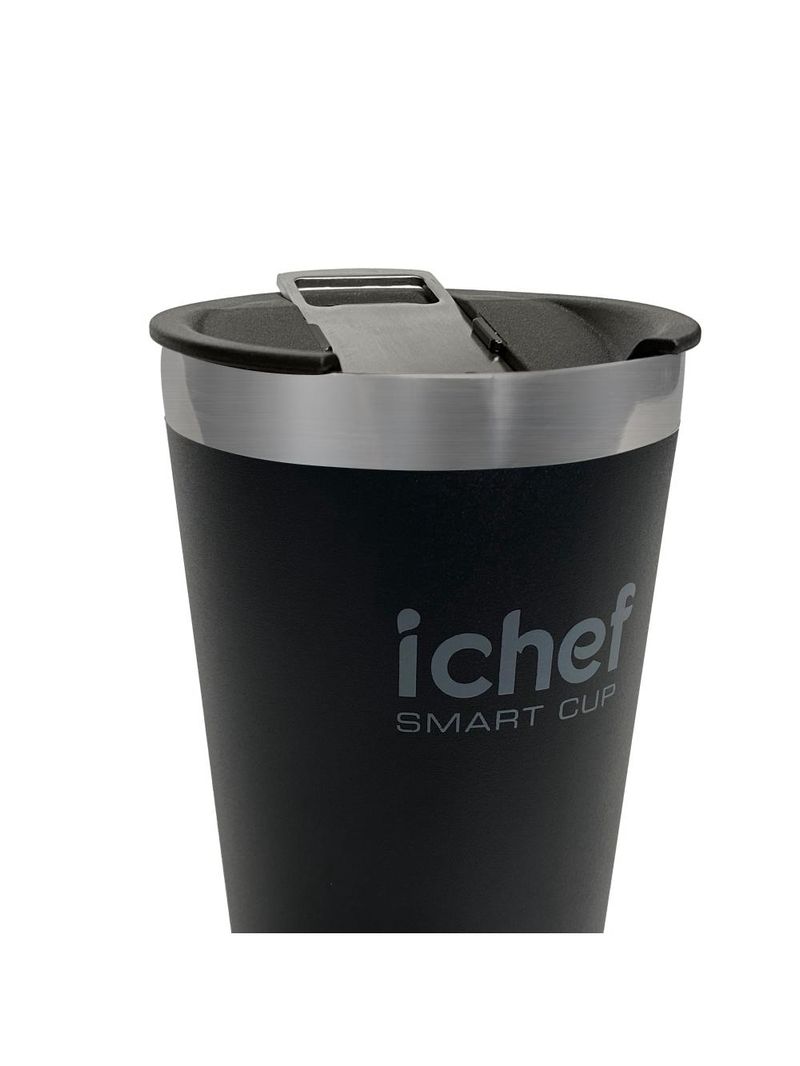 Copo térmico polishop ichef com tampa smart cup 600 ml