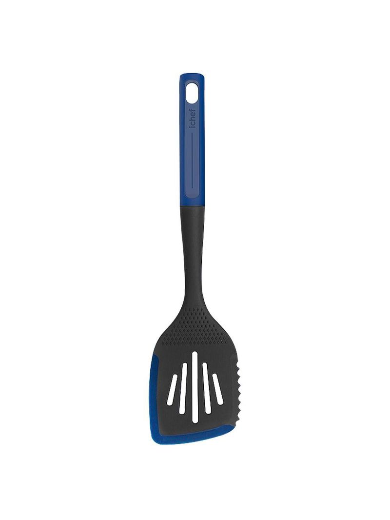 Espátula de silicone polishop ichef azul