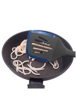 Espátula de silicone polishop ichef azul