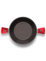 Panela polishop ichef ultra family size shark series vermelha 24cm