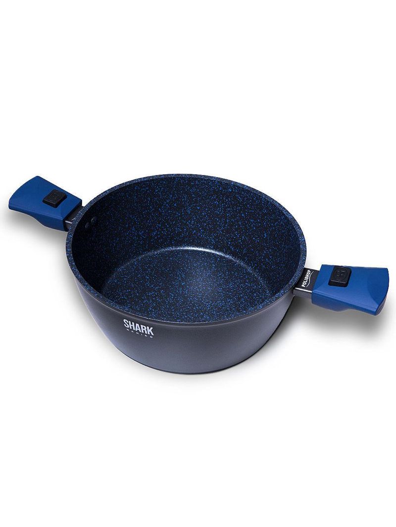 Panela polishop ichef ultra family size shark series azul 24cm