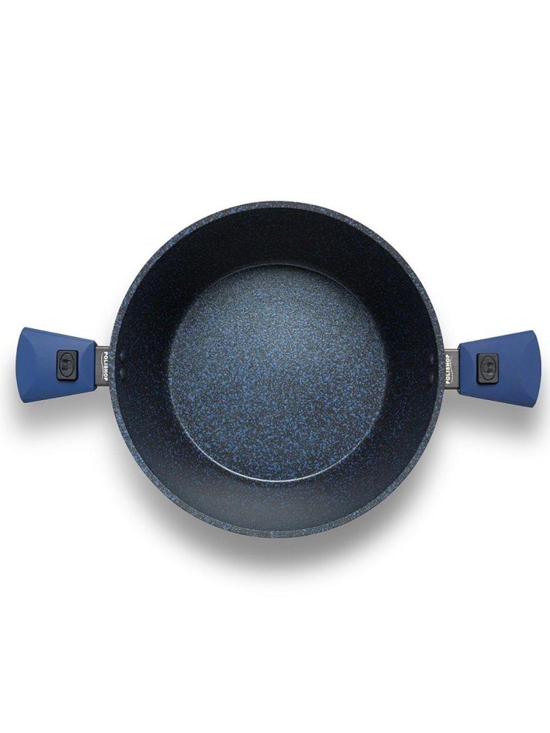 Panela polishop ichef ultra family size shark series azul 24cm