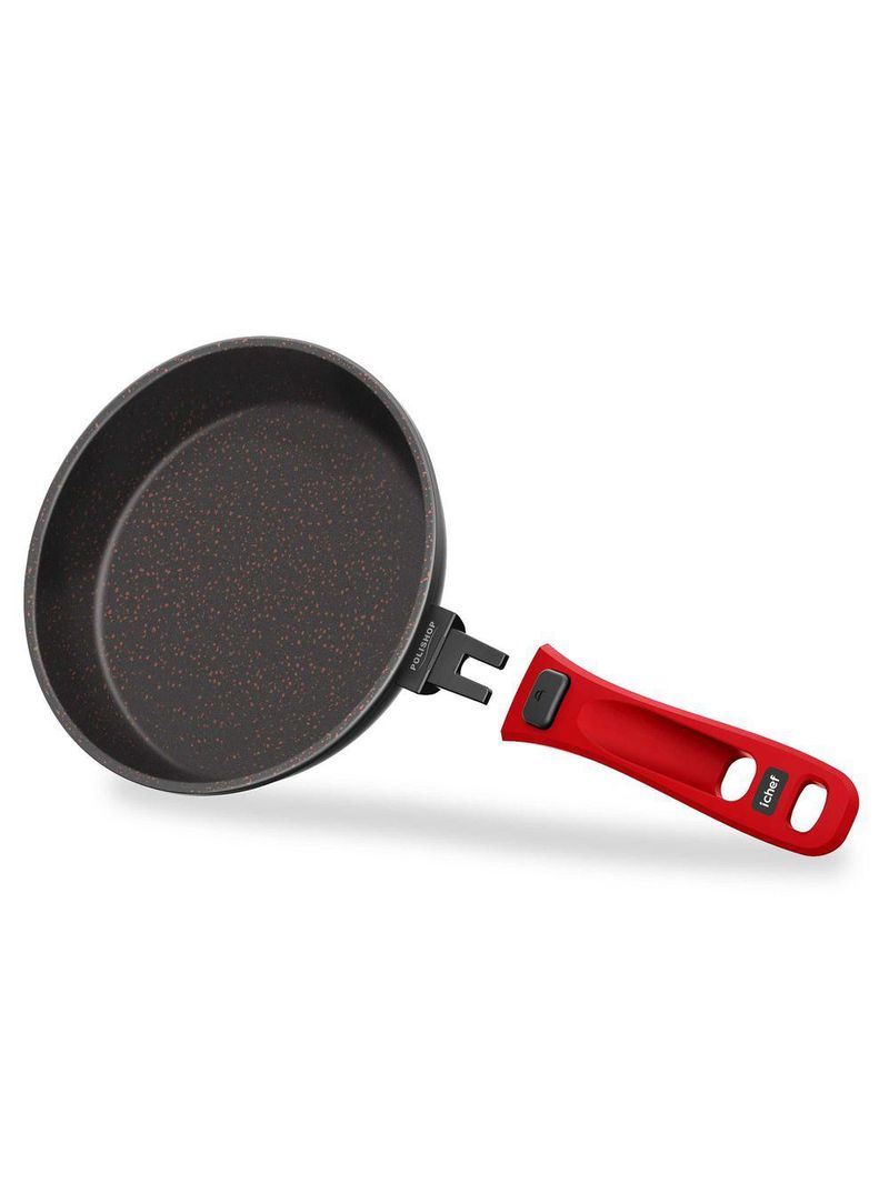 Panela polishop ichef ultra day by day shark series vermelha 28cm