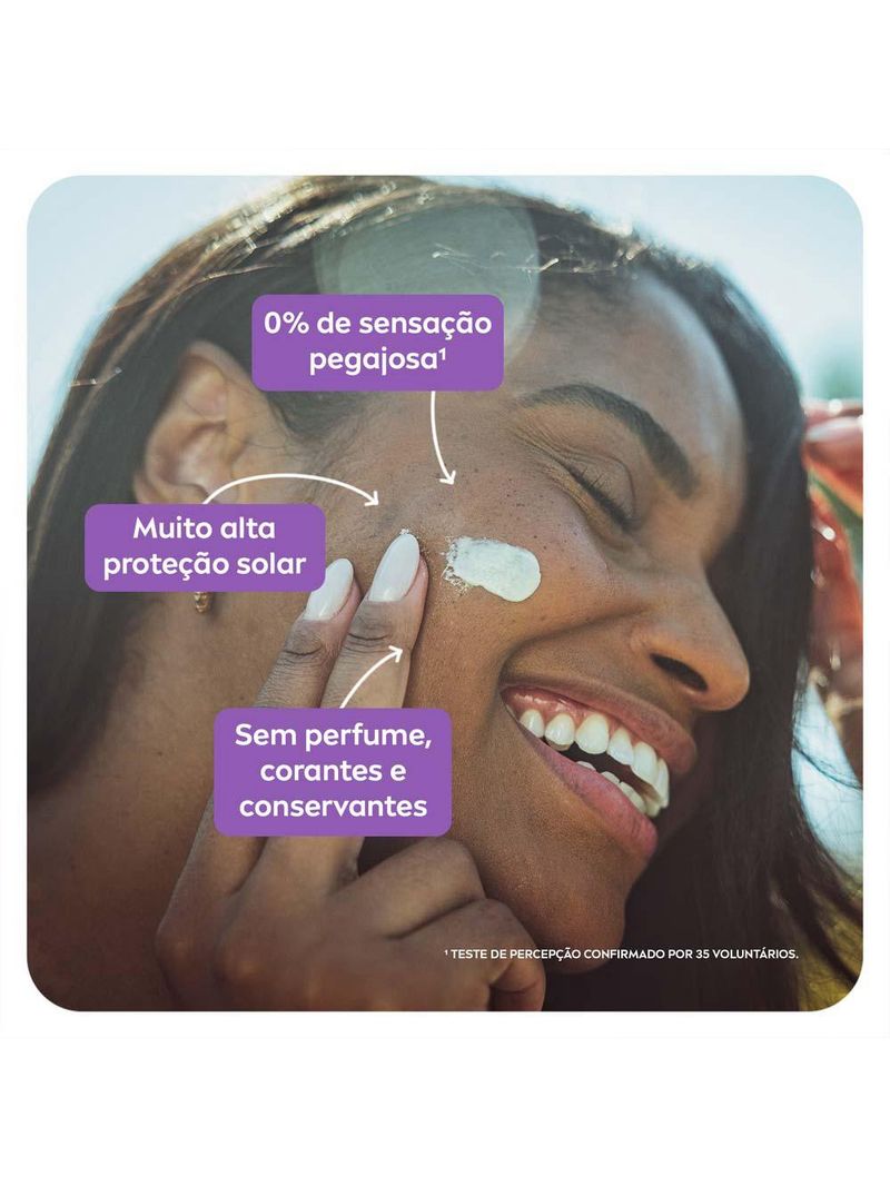 Nivea sun protetor solar facial beauty expert sensitive fps 60