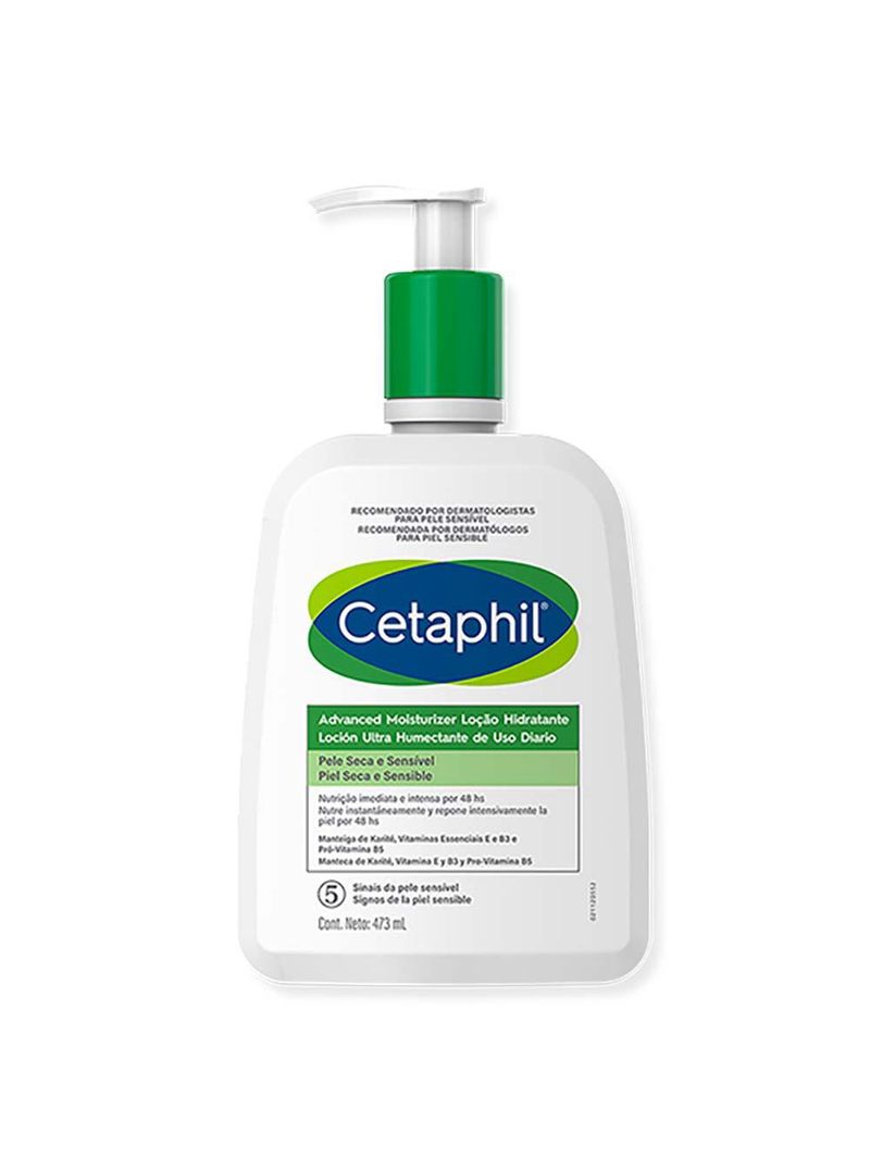 Loção hidratante corporal cetaphil advanced moist