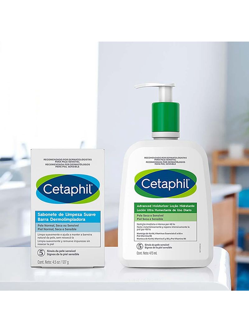 Loção hidratante corporal cetaphil advanced moist