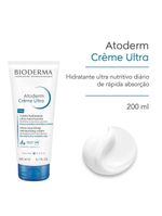 Creme hidratante corporal bioderma - atoderm crème ultra peles normais e secas