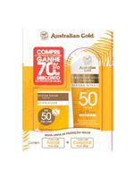Australian gold kit – protetor solar corporal fps50 200g + protetor solar facial fps50 50g