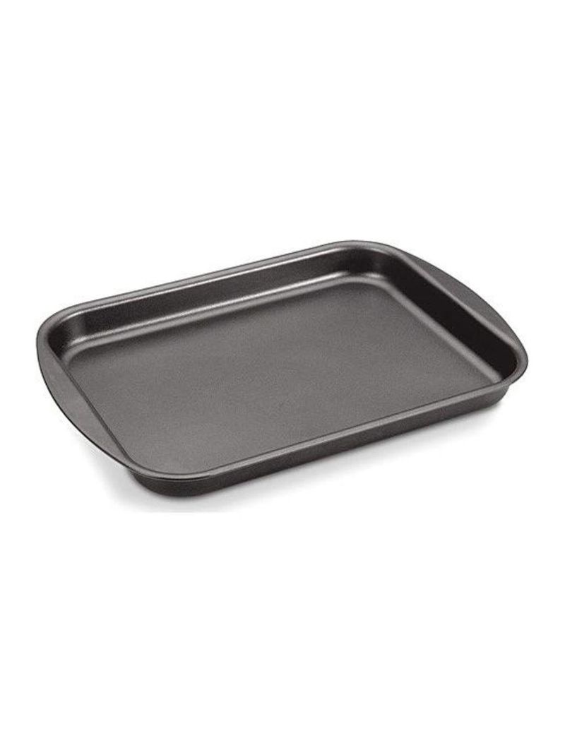 Assadeira rasa alumínio 28cm silicone  grafite tramontina