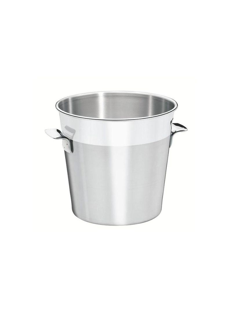 Balde para garrafas tramontina cosmos inox fosco borda em brilho 20 cm 5,2 l