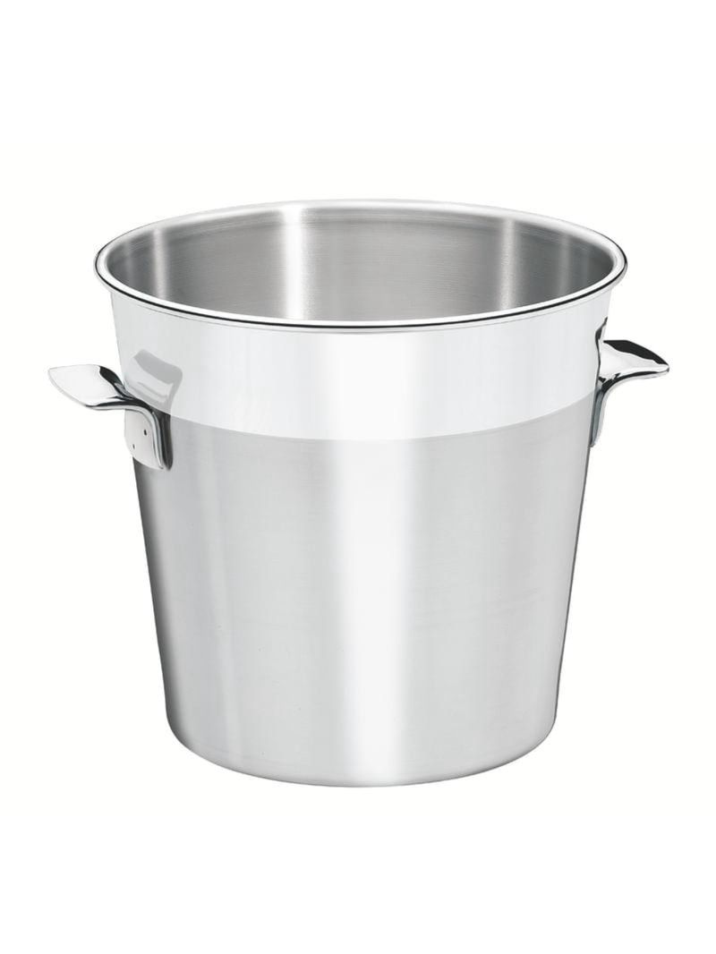 Balde para garrafas tramontina cosmos inox fosco borda em brilho 20 cm 5,2 l