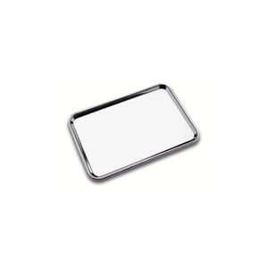 Bandeja tramontina service retangular em  inox 40x27 cm