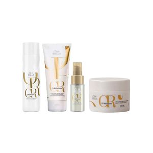 Wella professionals oil reflections kit – shampoo + condicionador + máscara + Óleo capilar