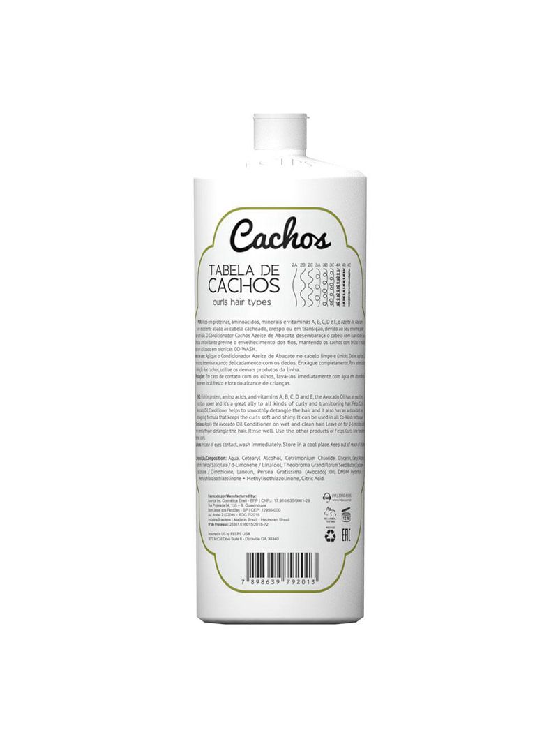 Felps cachos azeite de abacate condicionador